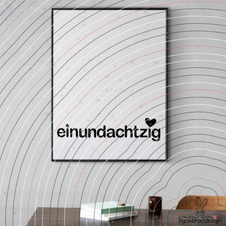 Zahlen 80-100 Plotterdatei SVG