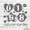 Zahlen Set Plotterdatei 1 8 9 0 SVG DXF