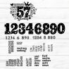 Zahlen 50-70 Plotterdatei SVG DXF FCM
