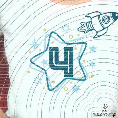 Zahlenstern 1-9 Plotterdatei SVG DXF