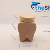 Zahnbox aus Holz, für die Zahnfee, personalisiert -Lasergravur