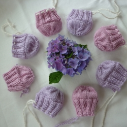 Zauberbeutel. Flieder, innen weiß