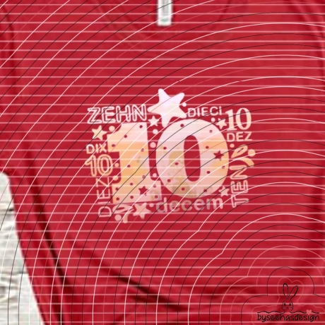 Zahl 10 Plotterdatei SVG DXF 