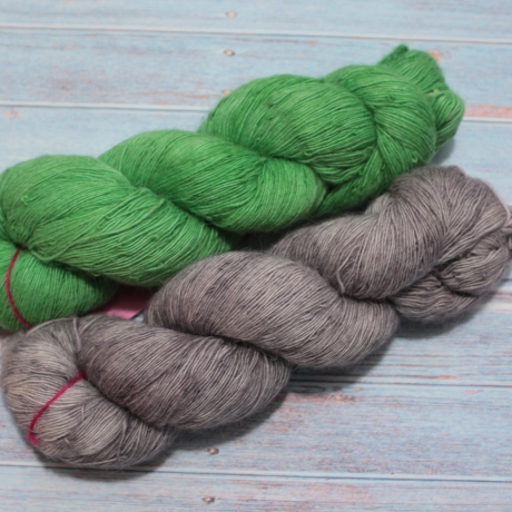 Handgefärbtes Lacegarn Alpaka FilRoyal Set 48