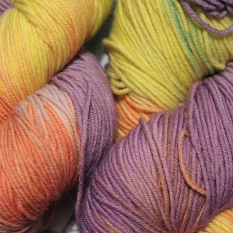 Handgefärbte Wolle Merino Lifestyle 32