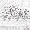 Zwei Blumen Plotterdatei SVG DXF 