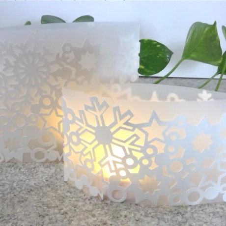 Zwei Sternenlichter Plotterdatei SVG DXF 