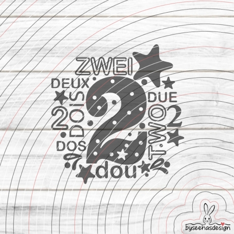 Zwei Plotterdatei SVG DXF 