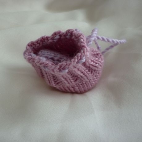 Zauberbeutel rosa, innen flieder