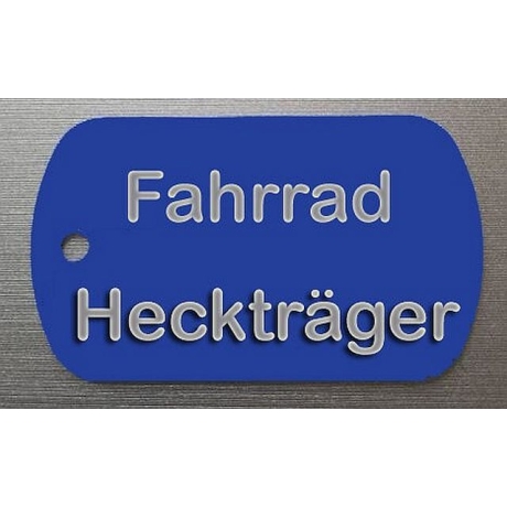 Schlüsselanhänger , Gravurschild, Markierungschild,