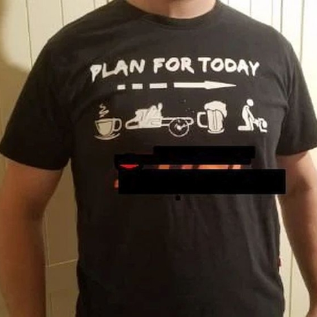 Fun  T-Shirt für den Kettensägen Fan