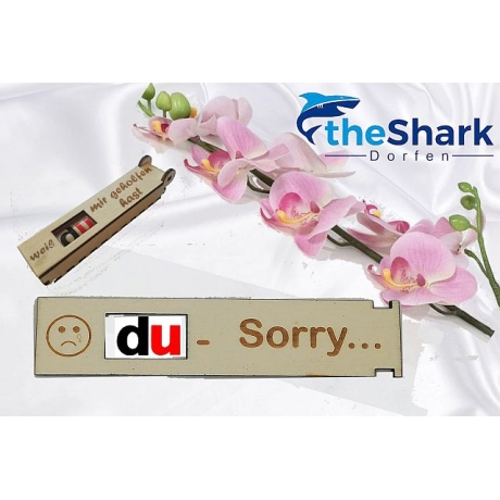 Schnelle, lustige Mitteilung als leckere Geschenkverpackung