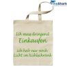 Bio & Fairtrade Stofftasche mit langen Henkeln, bedruckt