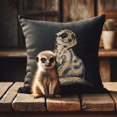 NEU Applikation Stickdatei Erdmännchen Lorenz 