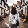 NEU Stickdatei Totenkopf mit Blumen Kaja 