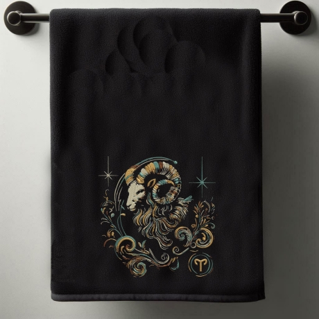 Neu Stickdatei Sternzeichen Widder LunaChild Zodiak
