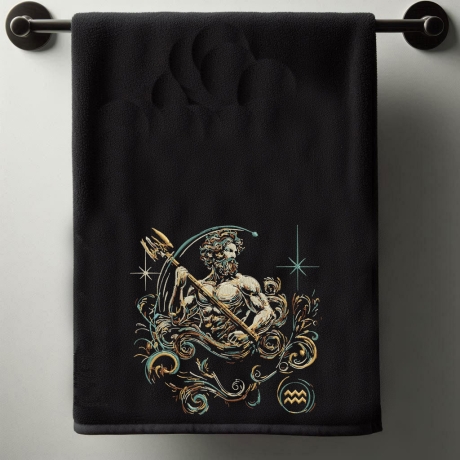 Neu Stickdatei Sternzeichen Wassermann LunaChild Zodiak