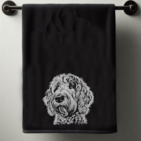 Neu Stickdatei Golden Doodle Camilla Hund LunaChild