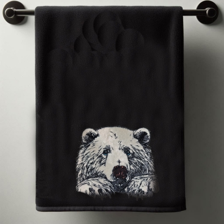 NEU Stickdatei Applikation Eisbär Lotta LunaChild