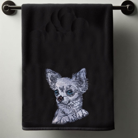 NEU Stickdatei Applikation Chihuahua Dolly 