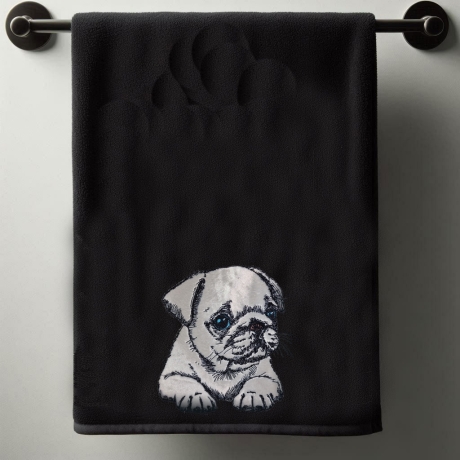 NEU Applikation Stickdatei Mops Welpe Daisy Hund 