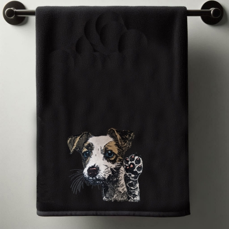 NEU Stickdatei Applikation Jack Russel Stella 
