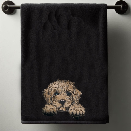 NEU Stickdatei Applikation Cockapoo Funny realistisch