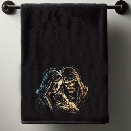 Neu AUFWENDIGE Stickdatei Maria Jesus Josef von Lunachild