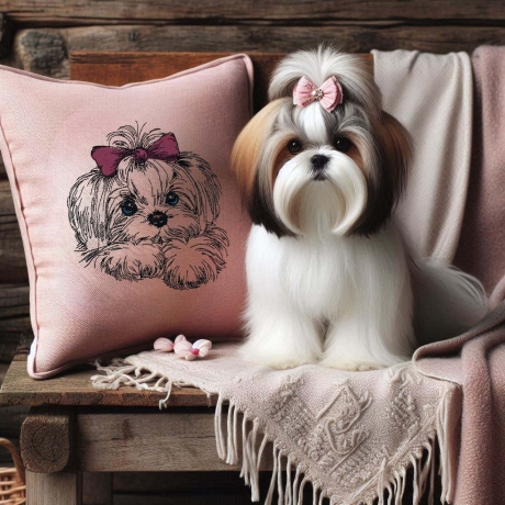 NEU Stickdatei Shi Tzu Laila LIGHT LunaChild