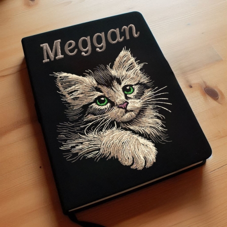 NEU Stickdatei Katze Kätzchen Kitten Meggan