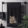 NEU Stickdatei Applikation Maine Coon Katze Kiss 