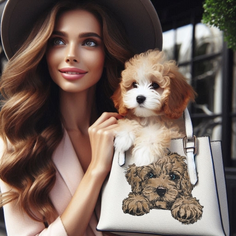 NEU Stickdatei Applikation Cockapoo Funny realistisch