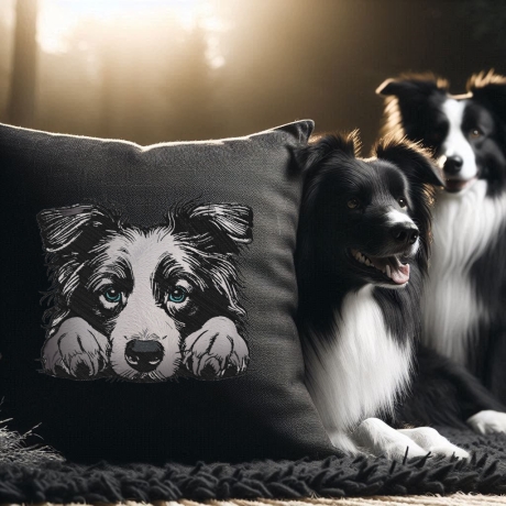 NEU Stickdatei Applikation Border Collie Vera Lunachild