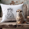 NEU Stickdatei Erdmännchen  Lorenz LIGHT realistisch