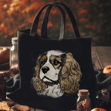 NEU Stickdatei Applikation King Charles Agatha Lunachild