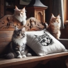 NEU Stickdatei Maine Coon Katze Tabby realistisch