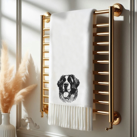 NEU Stickdatei Bernhardiner Magic Hund 