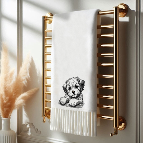 NEU Stickdatei Applikation Havaneser Welpe Silvie