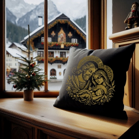 NEU Stickdatei Maria Josef Jesus realistisch