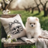 NEU Stickdatei Pomeranian Lou Welpe Zwergspitz Hund