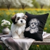 NEU Stickdatei Applikation Shih Tzu Lesley