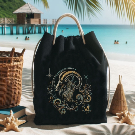 Neu Stickdatei Sternzeichen Steinbock LunaChild Zodiak