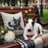 NEU Stickdatei Applikation Bullterrier Chiquita