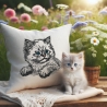 NEU Stickdatei Katze Cilly Lunachild