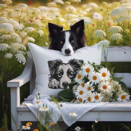 NEU Stickdatei Applikation Border Collie Vera Lunachild