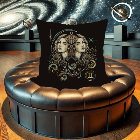 Neu Stickdatei Sternzeichen Zwilling LunaChild Zodiak