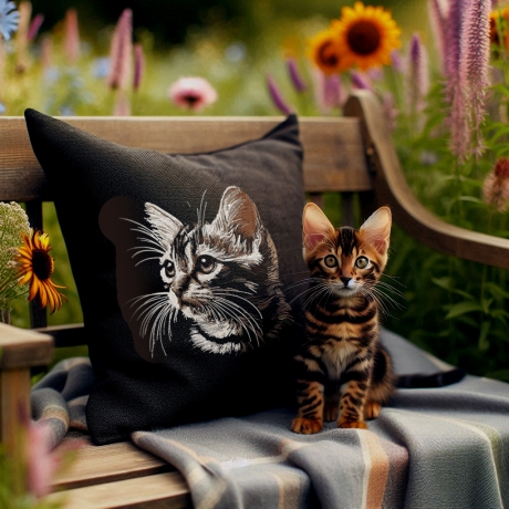 NEU Stickdatei Katze Bengalen Colors Maxie  Lunachild