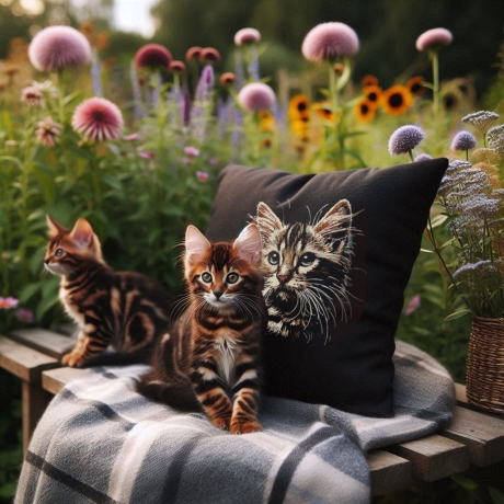 NEU Stickdatei Katze Bengalen Colors Georgie Lunachild
