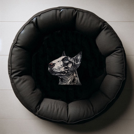 NEU Stickdatei Applikation Bullterrier Chiquita