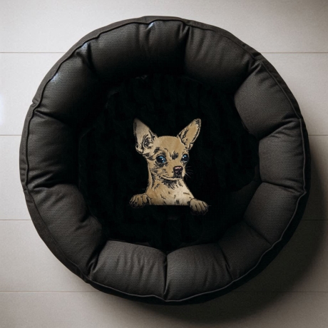 NEU Stickdatei Applikation Chihuahua Aage realistisch